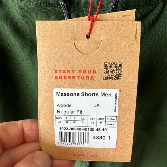 Mammut Massone Shorts, new with tags - Picture 5 of 9